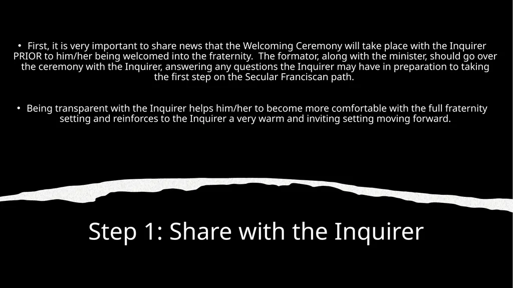 The Welcoming Ceremony Rituals & Rules associated - slide 2 of 10