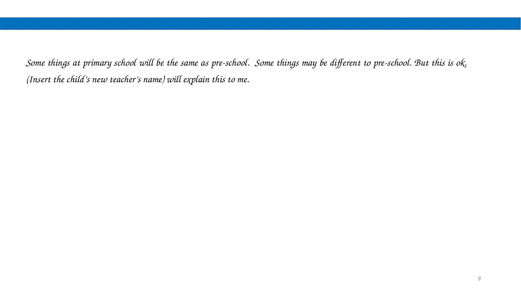 I am going to primary school 1 This is a - slide 9 of 17