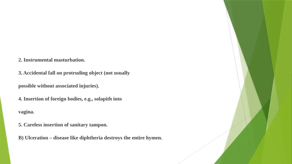 Virginity, sexual offenses and Perversions - slide 19 of 23