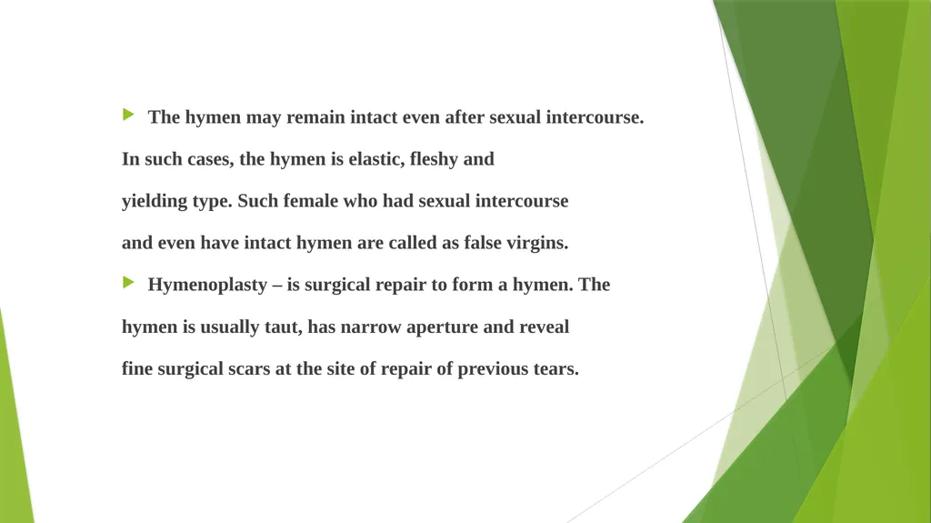 Virginity, sexual offenses and Perversions - slide 15 of 23