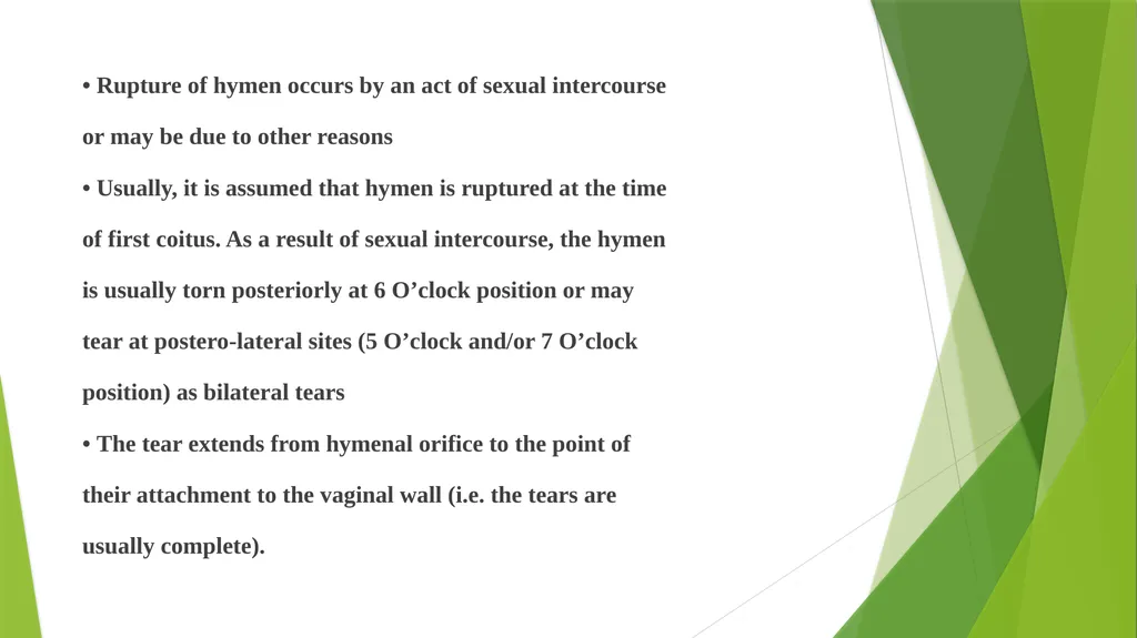 Virginity, sexual offenses and Perversions - slide 16 of 23