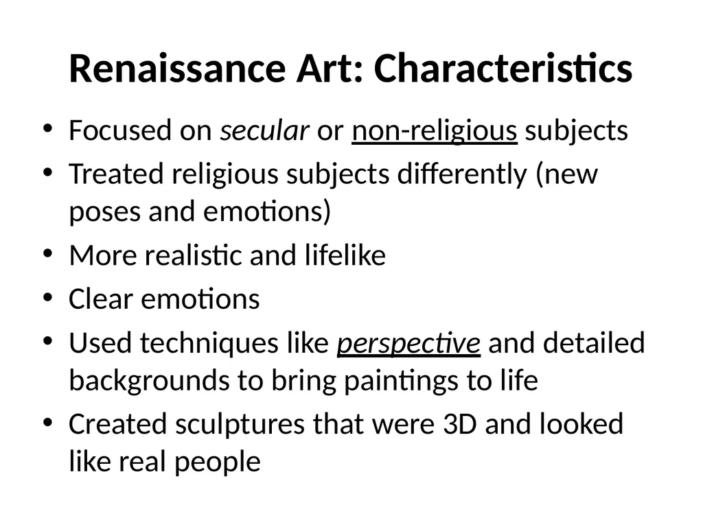 Renaissance Gallery Walk “How did Renaissance - slide 2 of 7