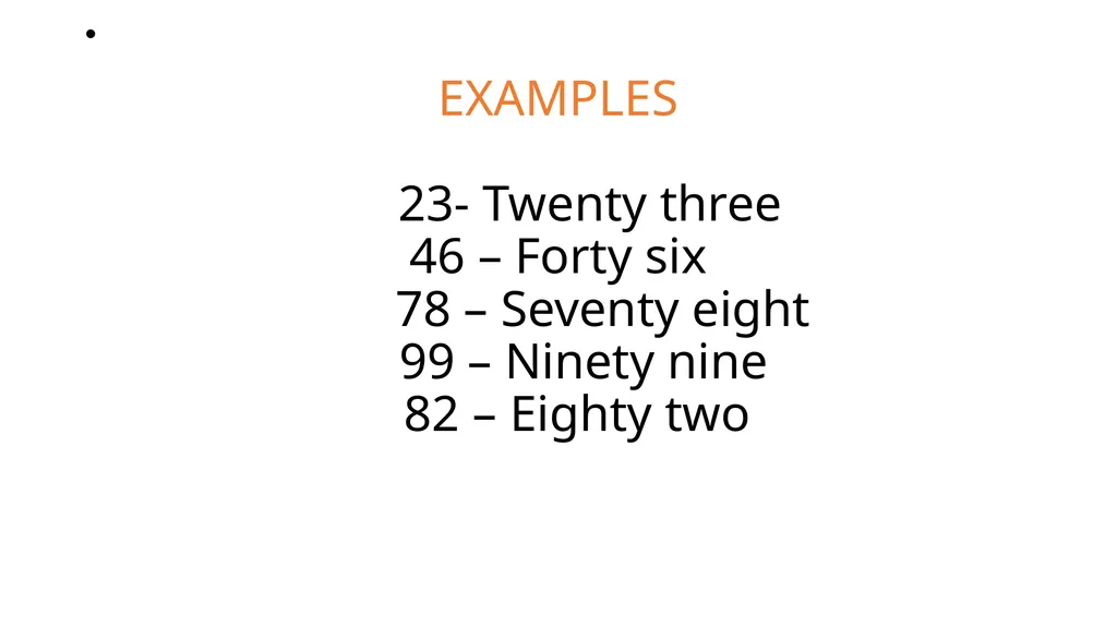 PARAGON CONVENT SCHOOL CLASS – I TOPIC – NUMBER - slide 4 of 5