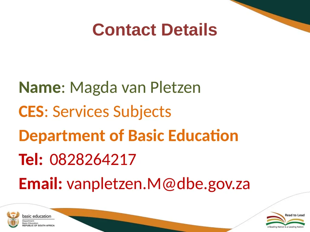2020 REVISED CURRICULUM AND ASSESSMENT PLANS - slide 27 of 27