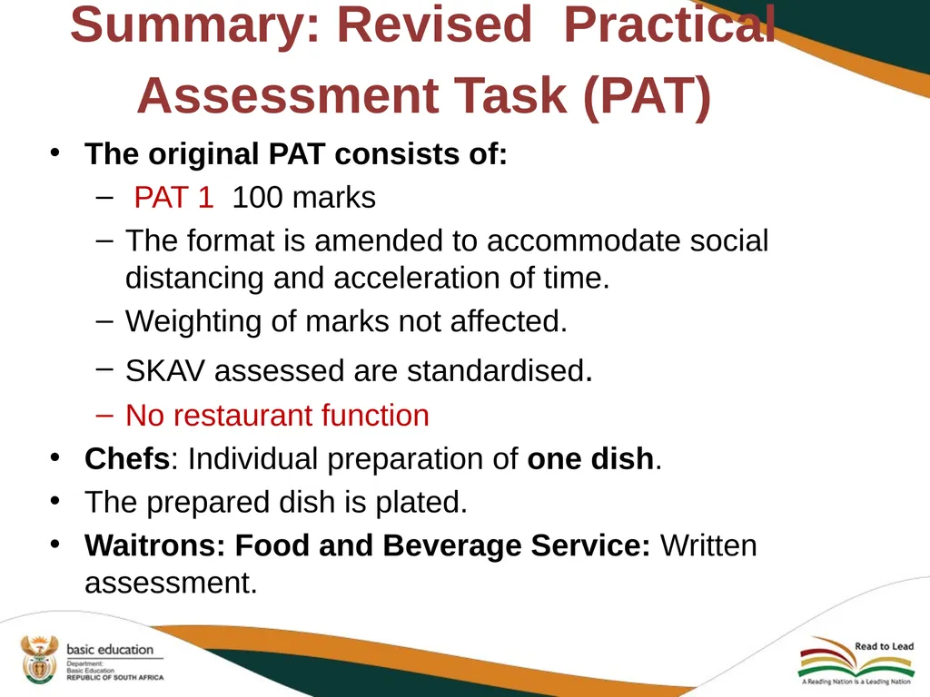 2020 REVISED CURRICULUM AND ASSESSMENT PLANS - slide 24 of 27