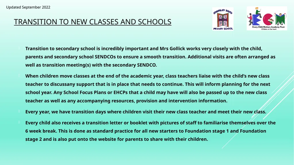 SEND at Athersley South Primary School Here you - slide 10 of 11