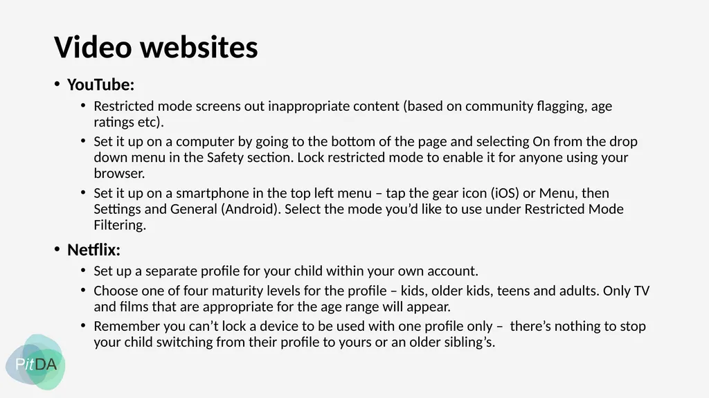 Parental controls 101 What are they? Tools to help - slide 8 of 12