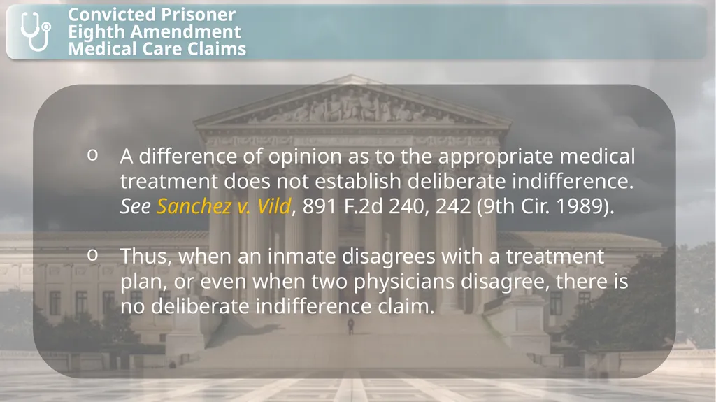 Substantive Law in Pretrial Detainee and Prisoner - slide 19 of 79
