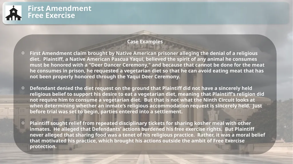 Substantive Law in Pretrial Detainee and Prisoner - slide 45 of 79