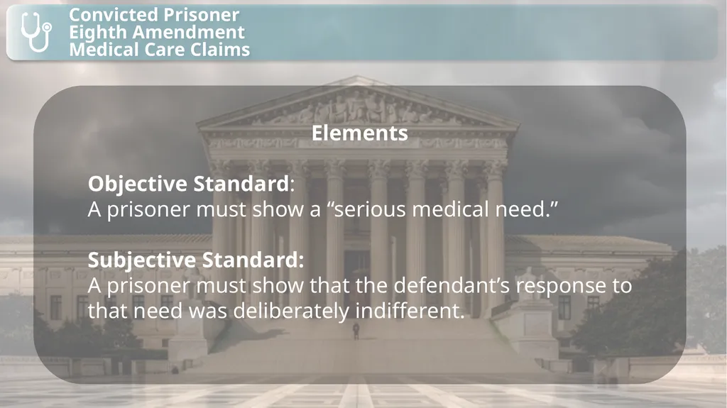 Substantive Law in Pretrial Detainee and Prisoner - slide 21 of 79