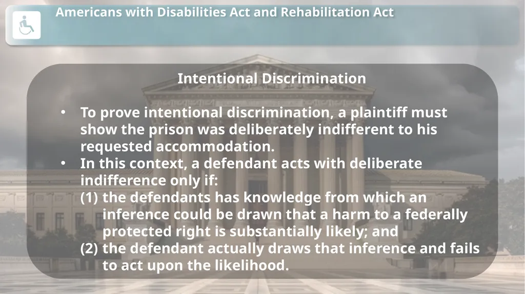 Substantive Law in Pretrial Detainee and Prisoner - slide 72 of 79