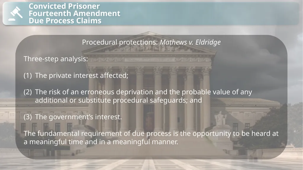 Substantive Law in Pretrial Detainee and Prisoner - slide 35 of 79