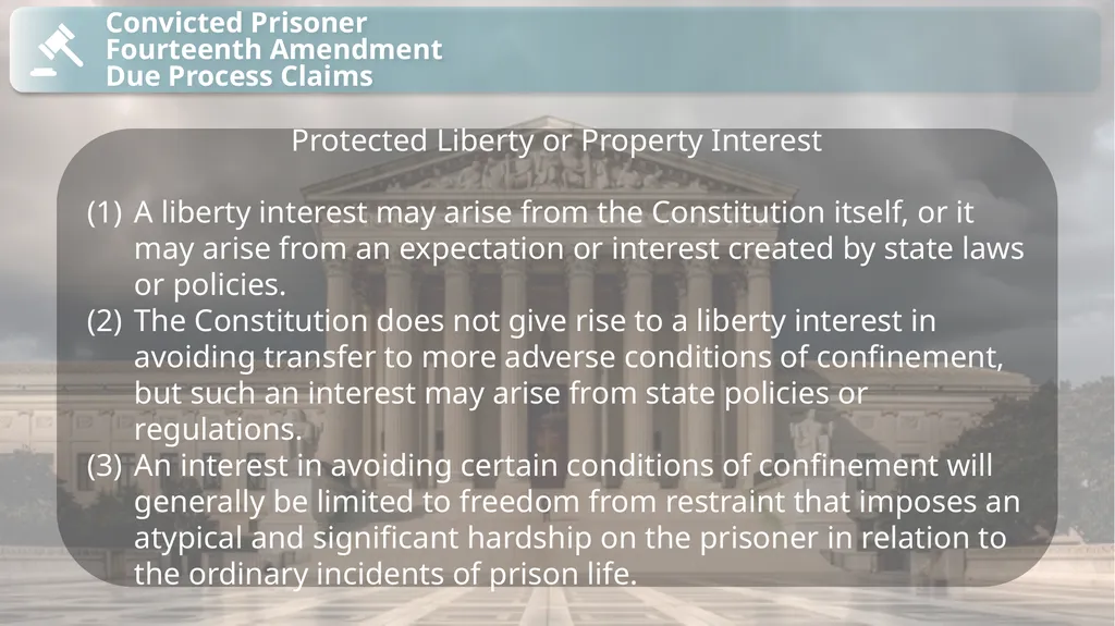 Substantive Law in Pretrial Detainee and Prisoner - slide 33 of 79