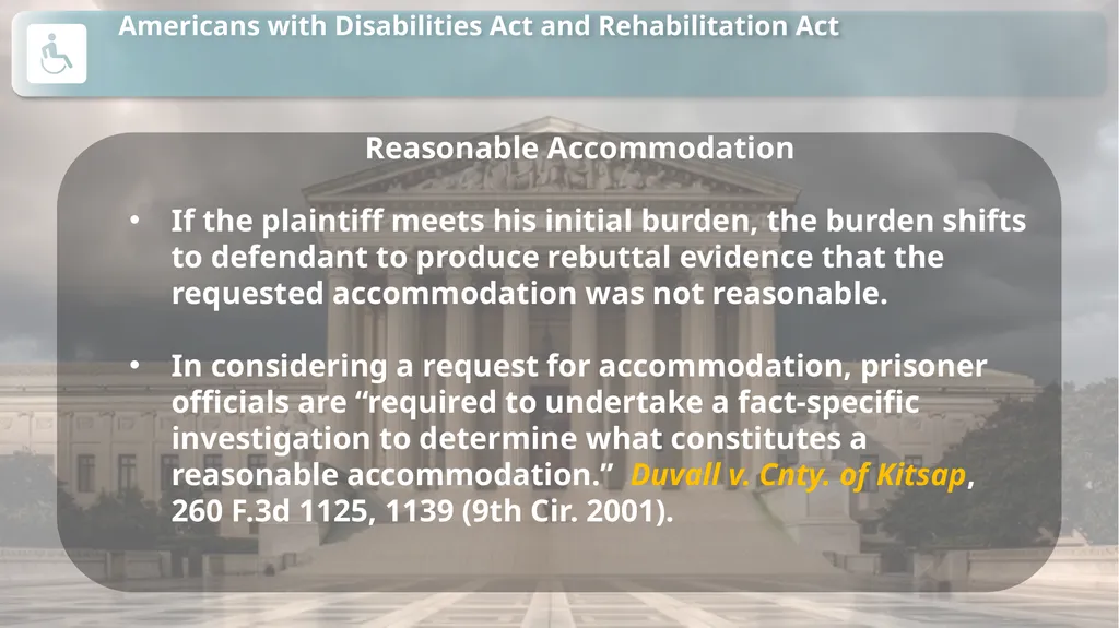 Substantive Law in Pretrial Detainee and Prisoner - slide 69 of 79