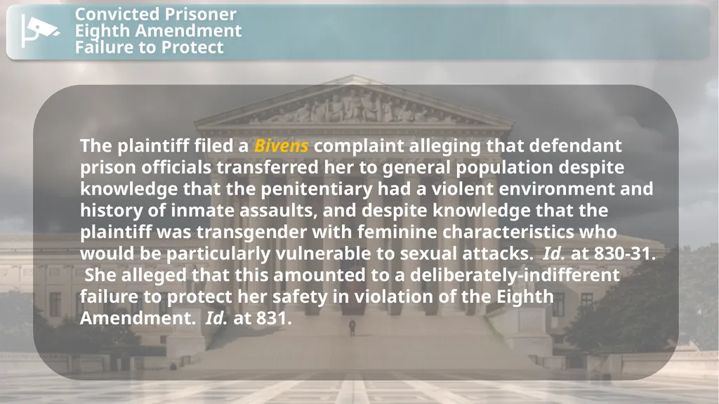 Substantive Law in Pretrial Detainee and Prisoner - slide 61 of 79