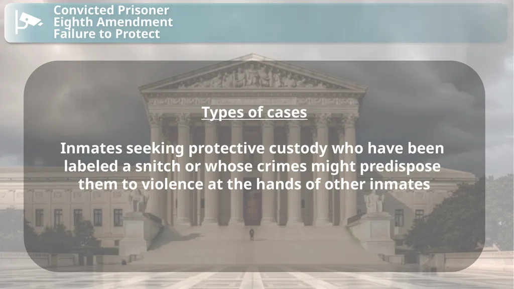 Substantive Law in Pretrial Detainee and Prisoner - slide 58 of 79