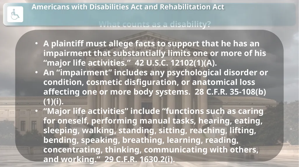 Substantive Law in Pretrial Detainee and Prisoner - slide 66 of 79