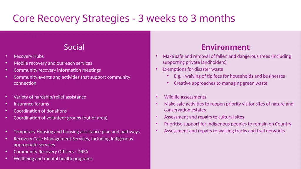 Recovery Considerations 3 weeks – 3 months 3 Weeks - slide 17 of 20