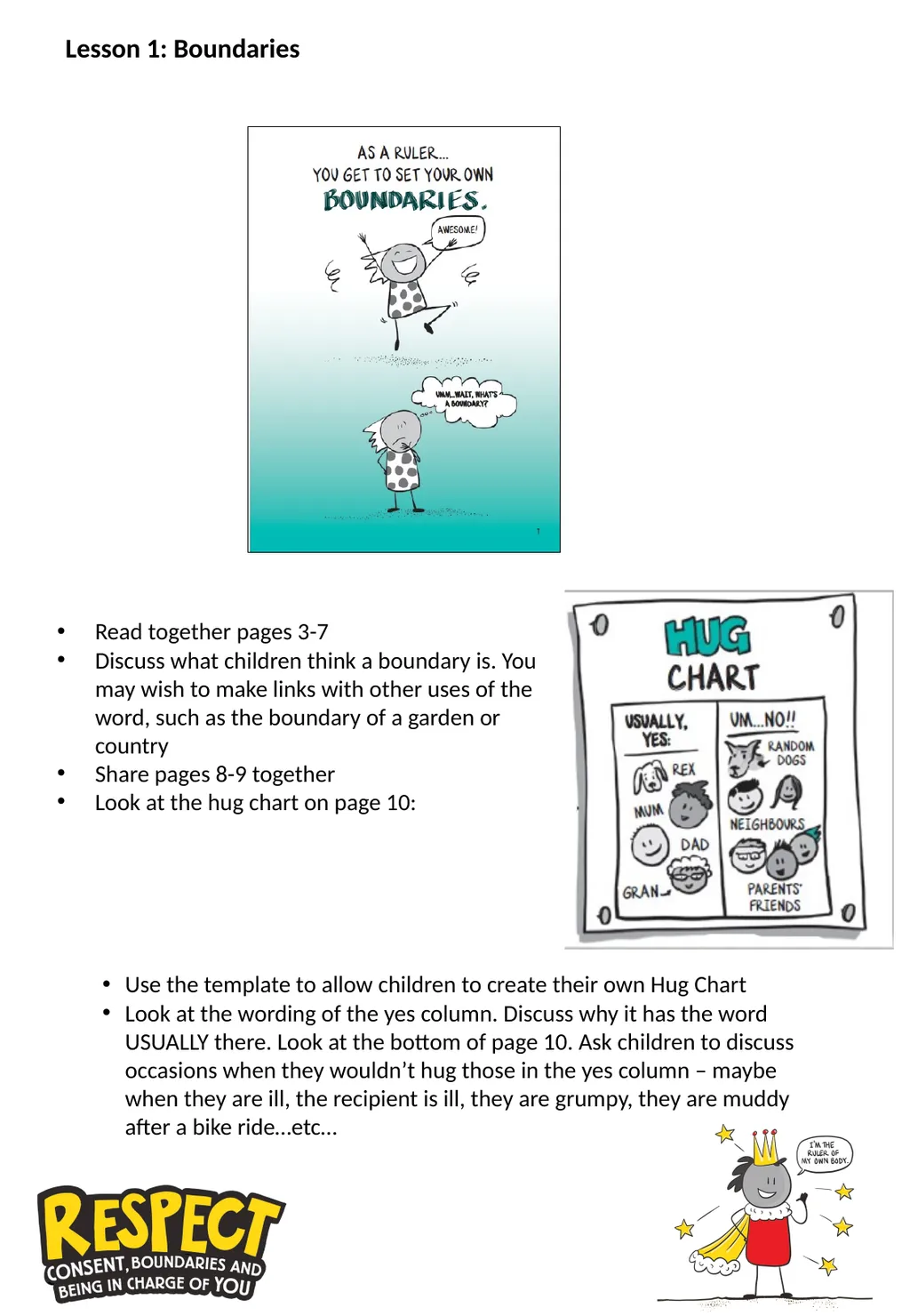 Teaching Notes for Respect by Rachel Brian The - slide 2 of 22