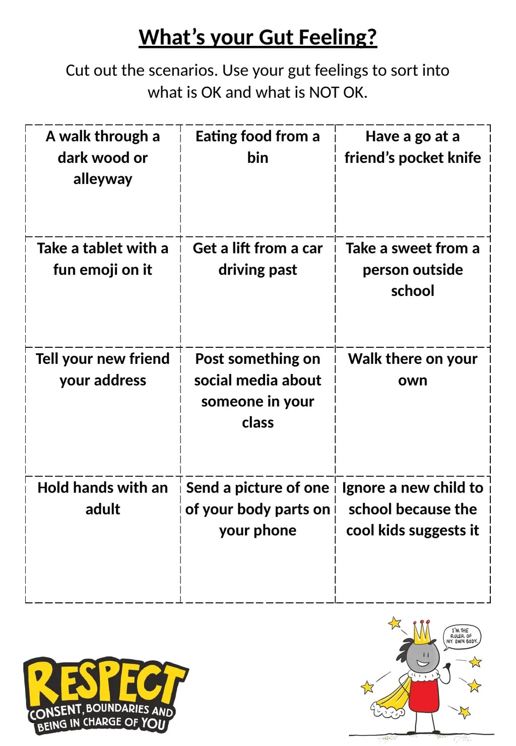 Teaching Notes for Respect by Rachel Brian The - slide 9 of 22