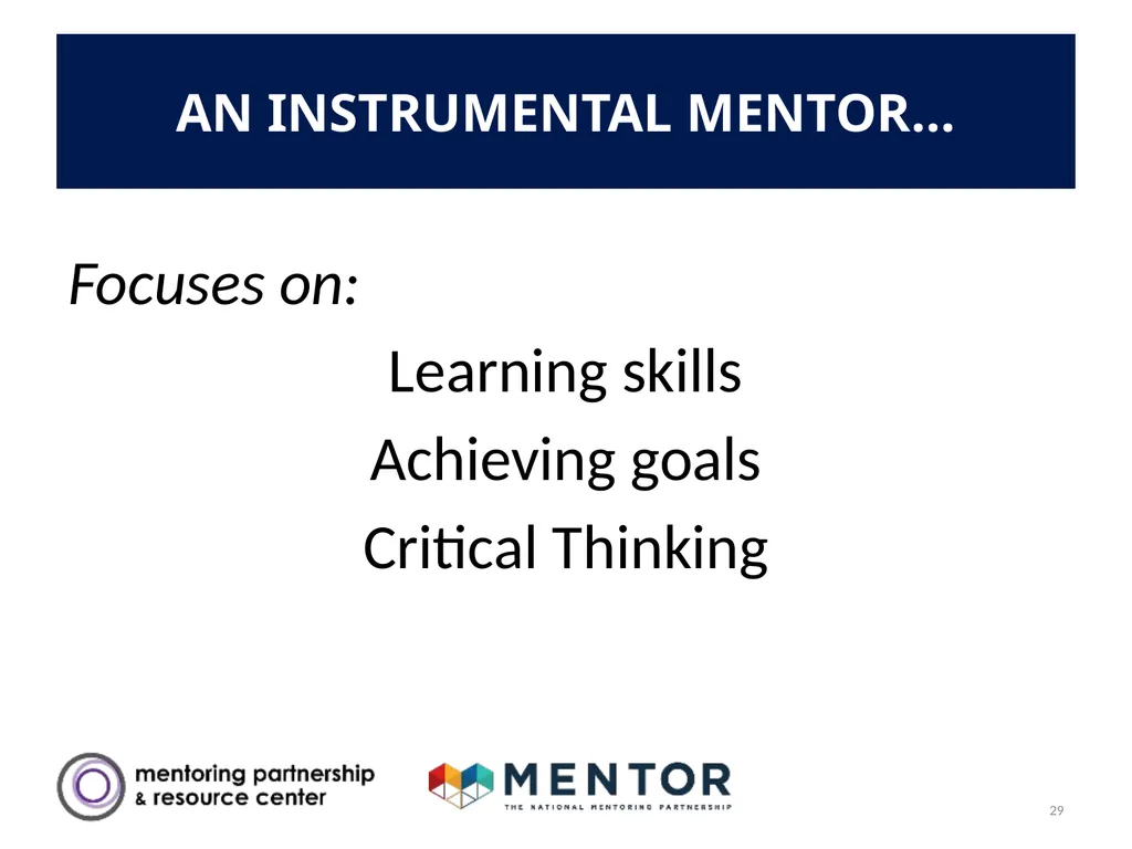 YOUR DISTRICT NAME Part 1: Success Mentors Model - slide 29 of 42