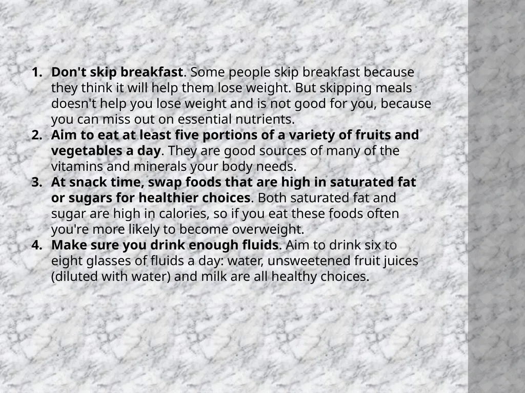 Nutrition in Girls Class X-B Teacher In charge-Ms. - slide 24 of 26