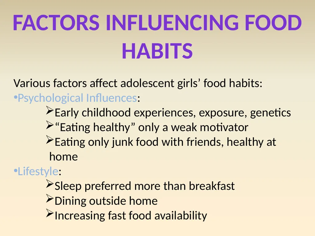 Nutrition in Girls Class X-B Teacher In charge-Ms. - slide 9 of 26