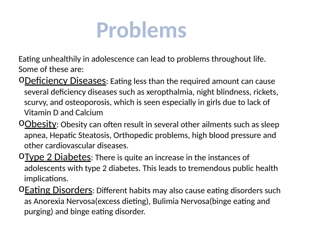 Nutrition in Girls Class X-B Teacher In charge-Ms. - slide 7 of 26