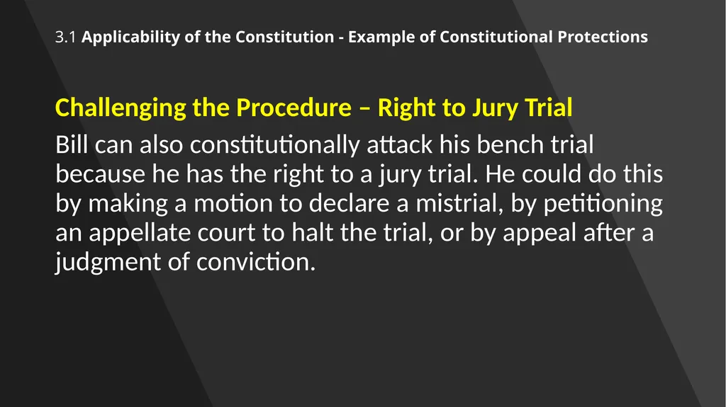 Chapter 3: Constitutional Protections Those who - slide 10 of 67