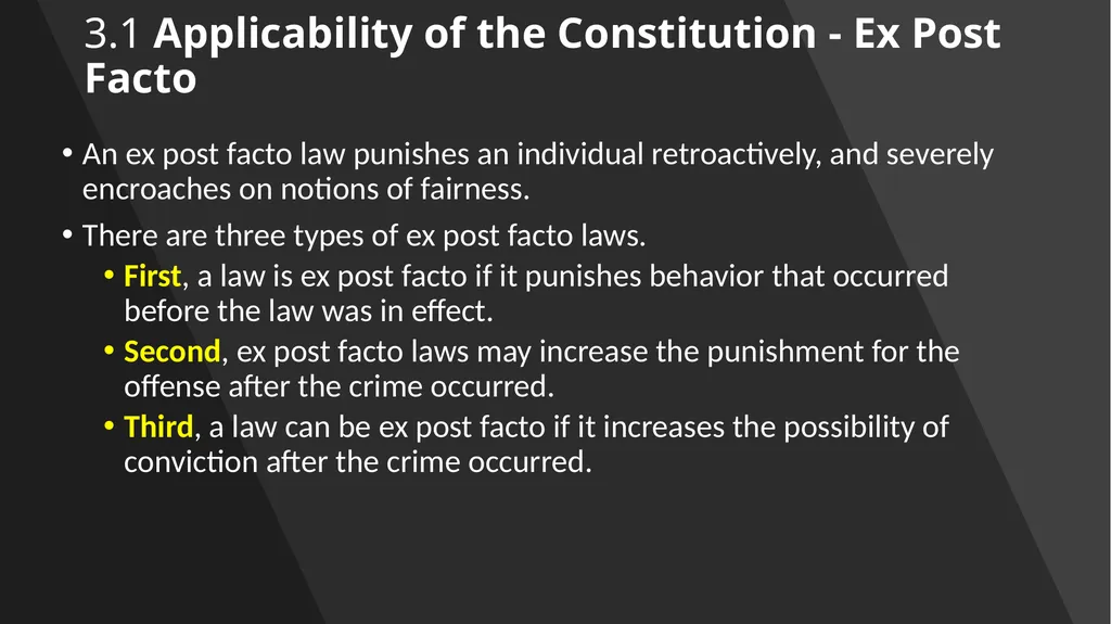 Chapter 3: Constitutional Protections Those who - slide 18 of 67