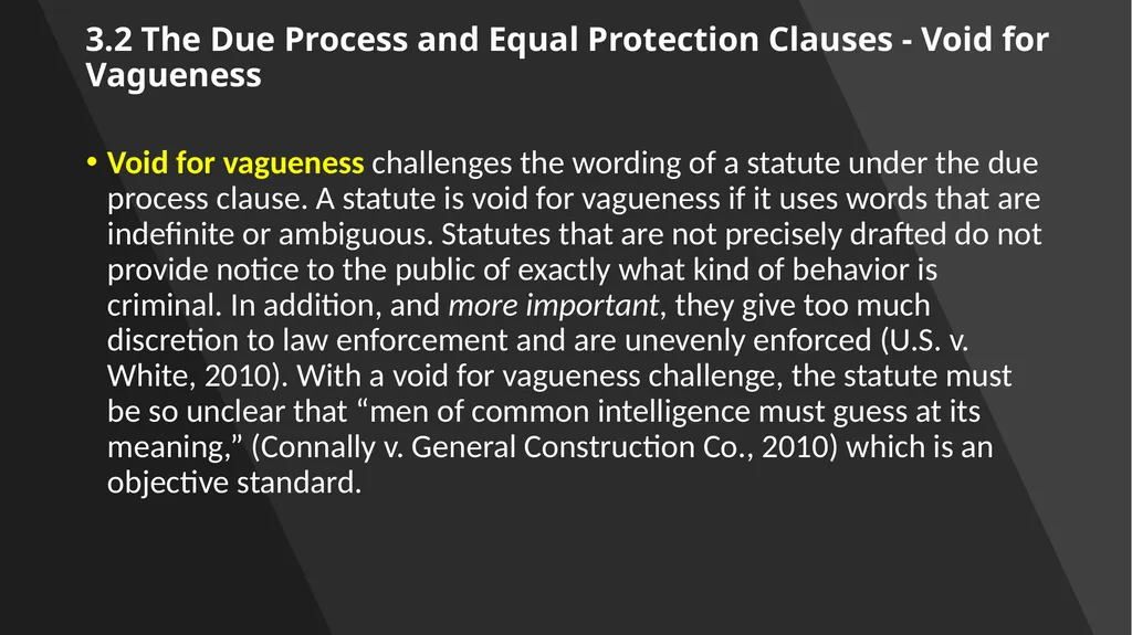 Chapter 3: Constitutional Protections Those who - slide 26 of 67