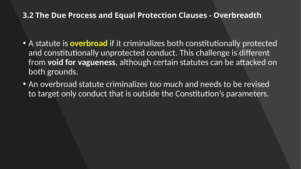 Chapter 3: Constitutional Protections Those who - slide 28 of 67