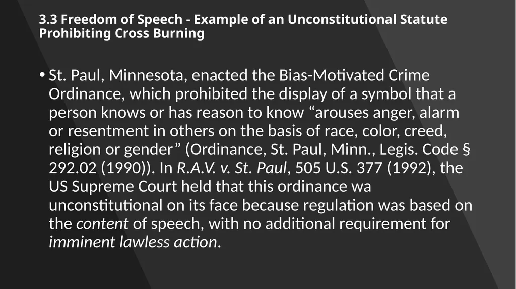 Chapter 3: Constitutional Protections Those who - slide 39 of 67