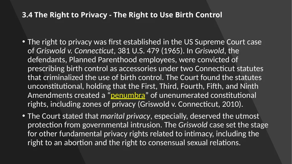 Chapter 3: Constitutional Protections Those who - slide 46 of 67