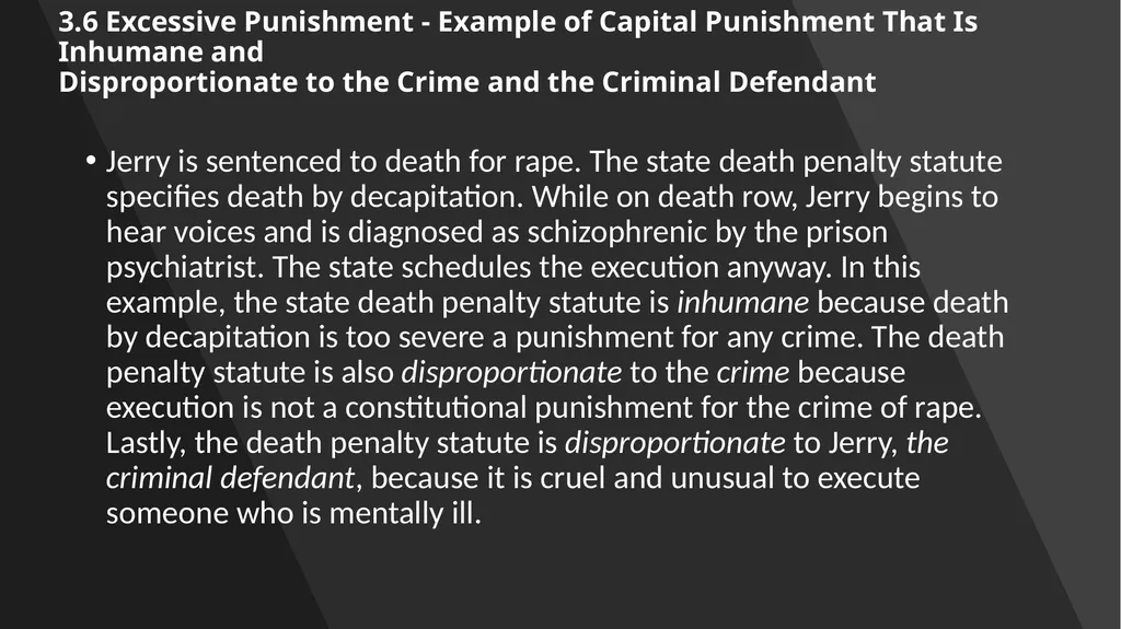 Chapter 3: Constitutional Protections Those who - slide 61 of 67