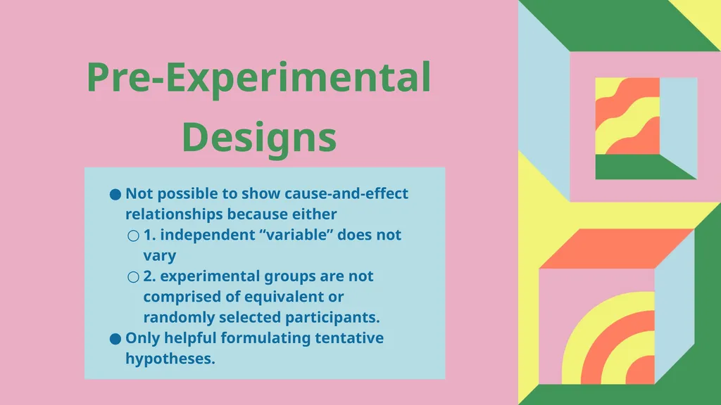 Experimental and Ex Post Facto Designs Jonathan | - slide 10 of 26