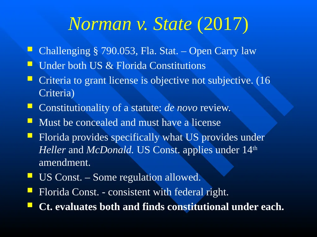 Florida Constitutional Law: Cases in Context - slide 41 of 80