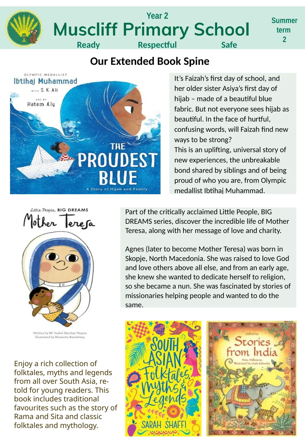 Summer 2 Ready Respectful Safe Year 2 Why these - slide 3 of 3