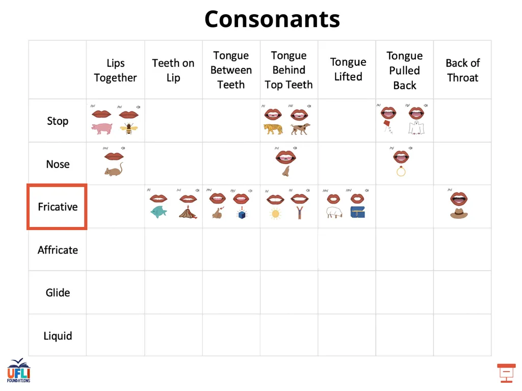 Getting Ready Lesson D Consonants Consonants - slide 17 of 34