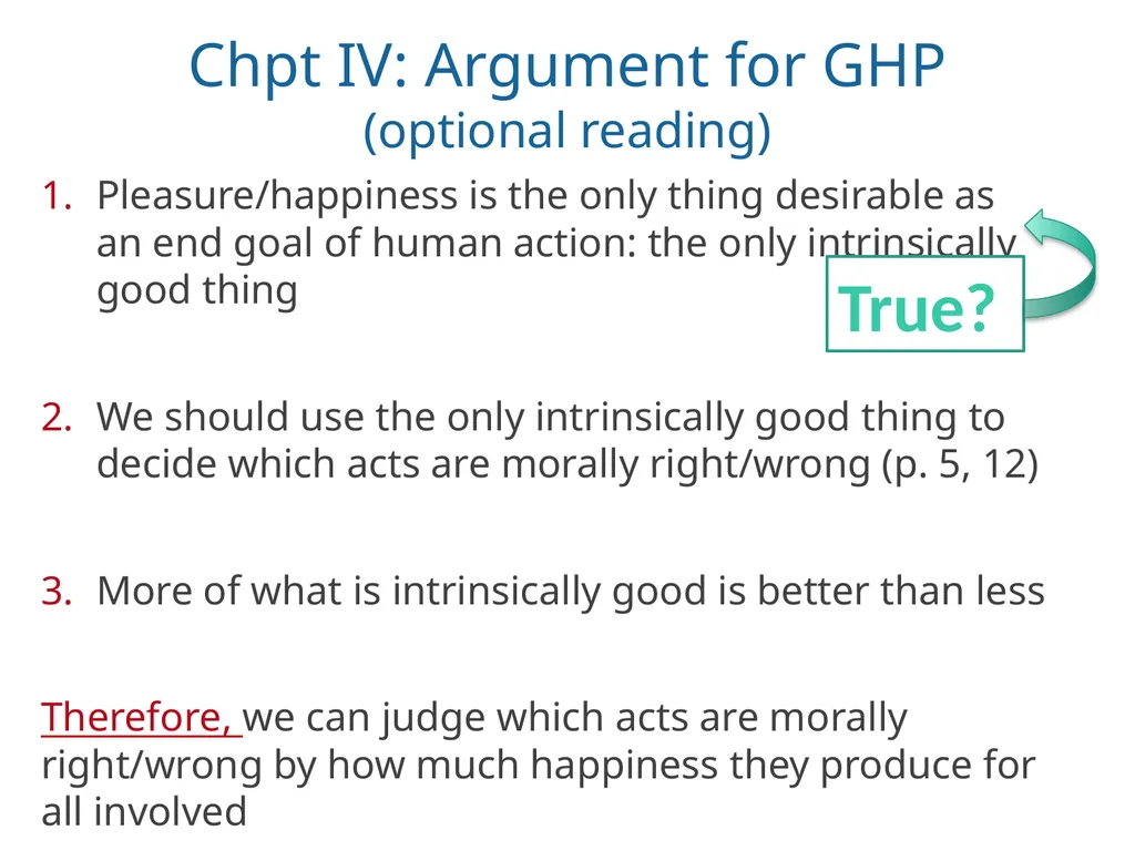 J.S. Mill, Utilitarianism (1863) PHIL 102, UBC - slide 18 of 26