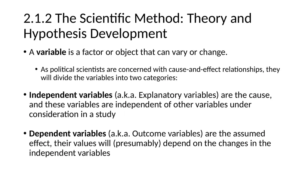 Chapter 2: How to Study Comparative Politics: - slide 11 of 28