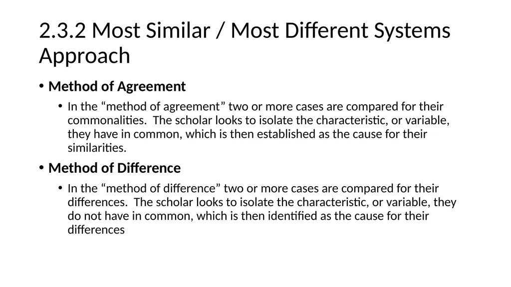Chapter 2: How to Study Comparative Politics: - slide 25 of 28