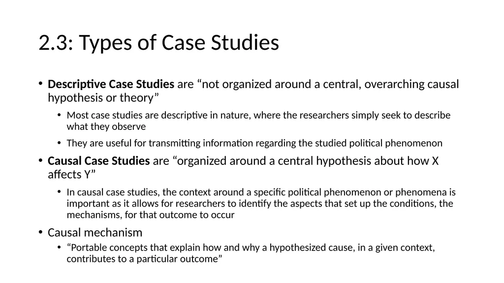 Chapter 2: How to Study Comparative Politics: - slide 24 of 28