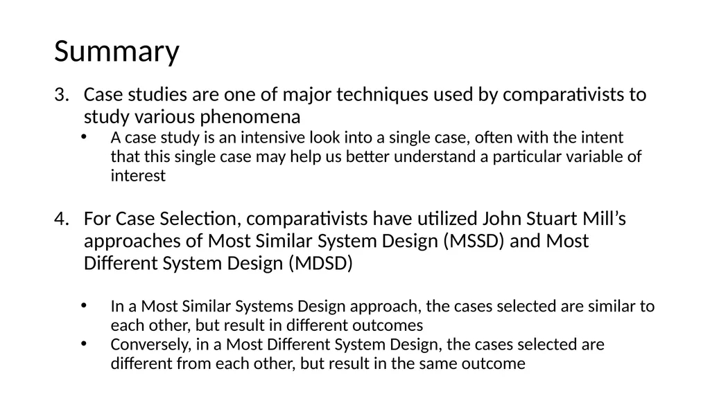 Chapter 2: How to Study Comparative Politics: - slide 28 of 28