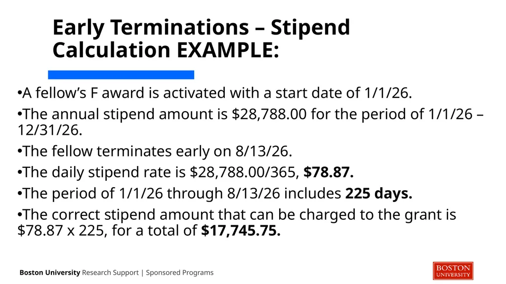 NIH ‘F’ Series NRSA Guidance Sponsored Programs - slide 33 of 35