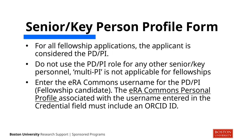 NIH ‘F’ Series NRSA Guidance Sponsored Programs - slide 13 of 35