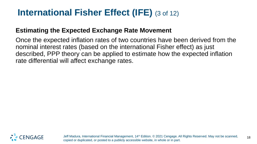 Chapter 8 Relationships among Inflation, Interest - slide 18 of 38