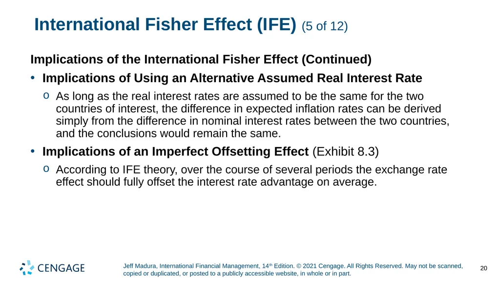Chapter 8 Relationships among Inflation, Interest - slide 20 of 38