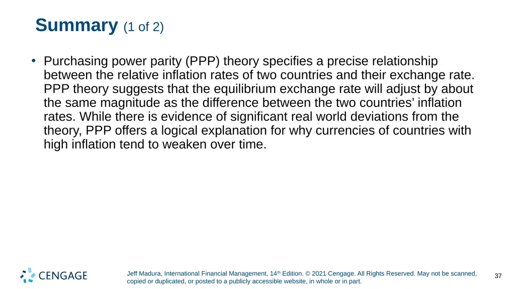 Chapter 8 Relationships among Inflation, Interest - slide 37 of 38