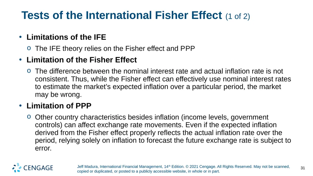Chapter 8 Relationships among Inflation, Interest - slide 31 of 38